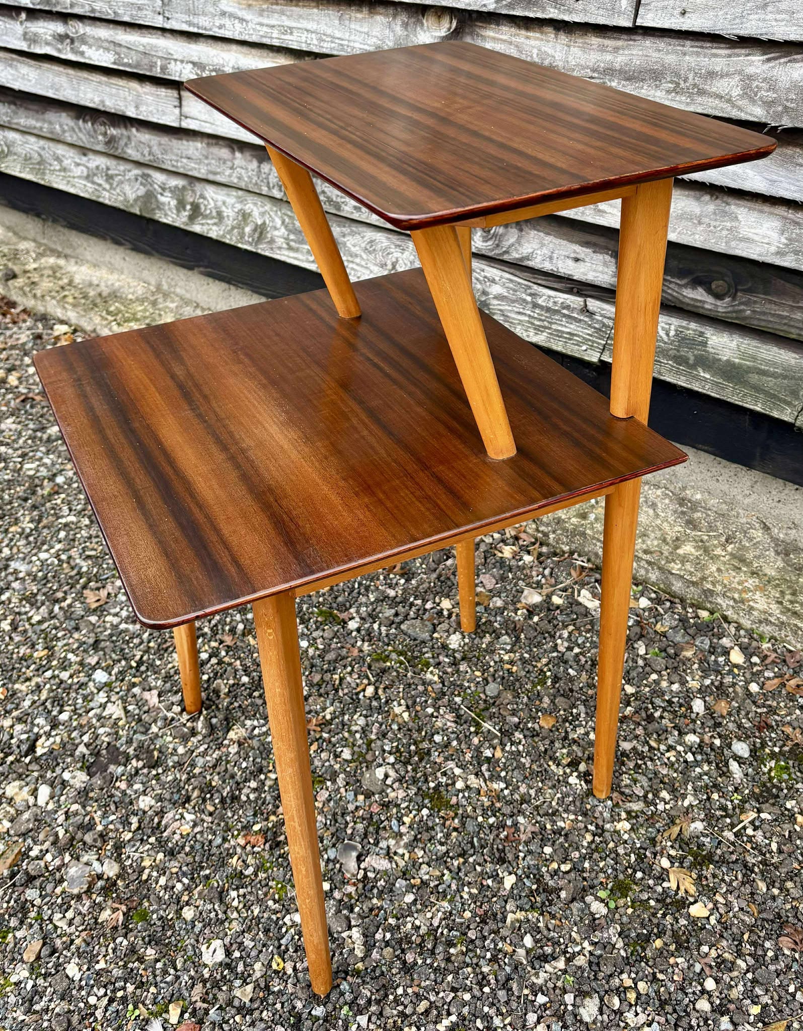 Midcentury Retro Peter Hayward For Vanson Side/Bedside Table