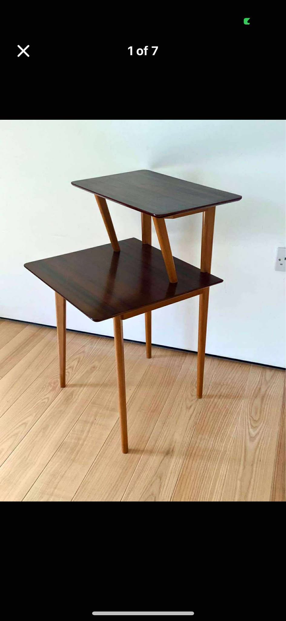Midcentury Retro Peter Hayward For Vanson Side/Bedside Table