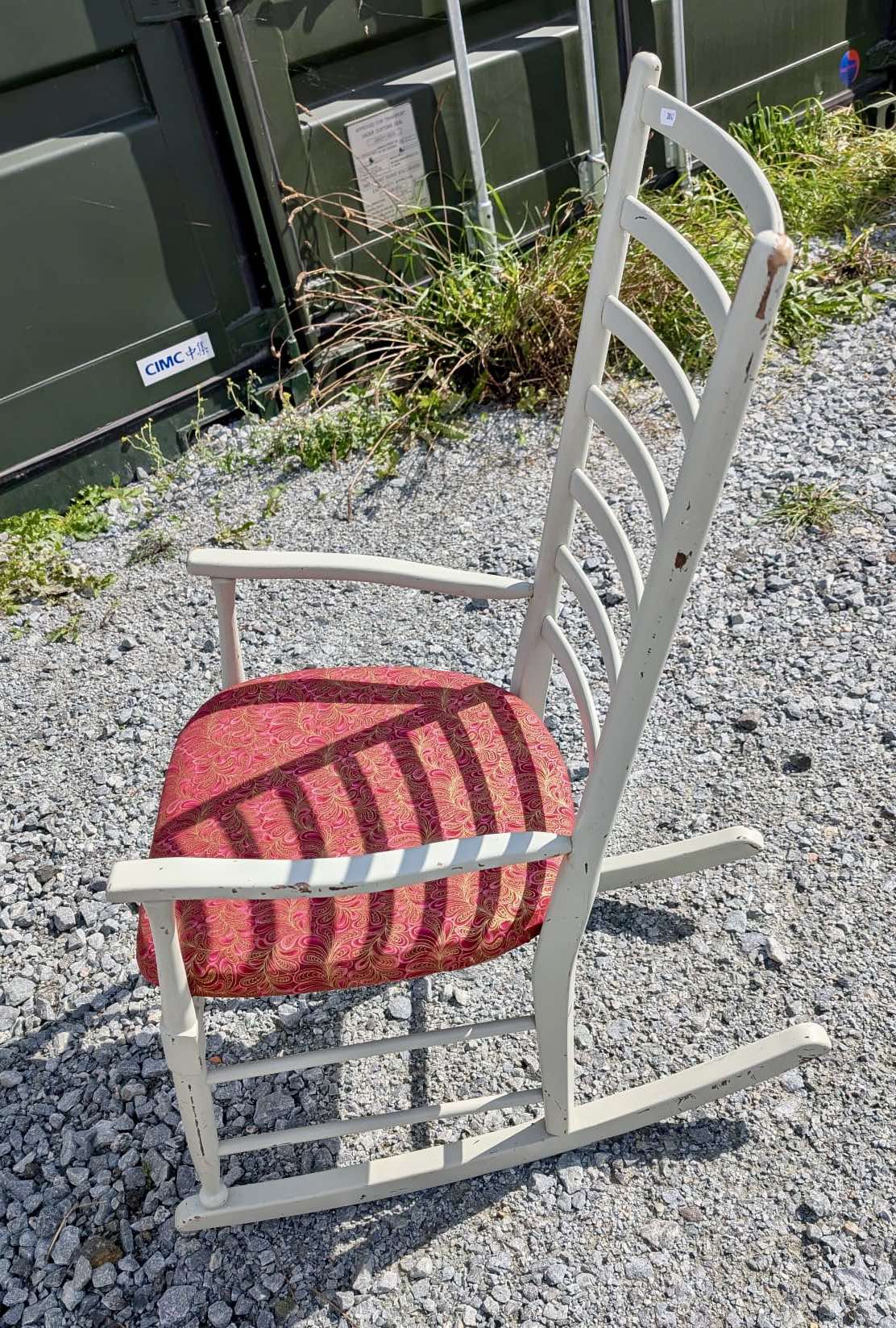 Midcentury Retro Hans Wagner Style Rocking Chair