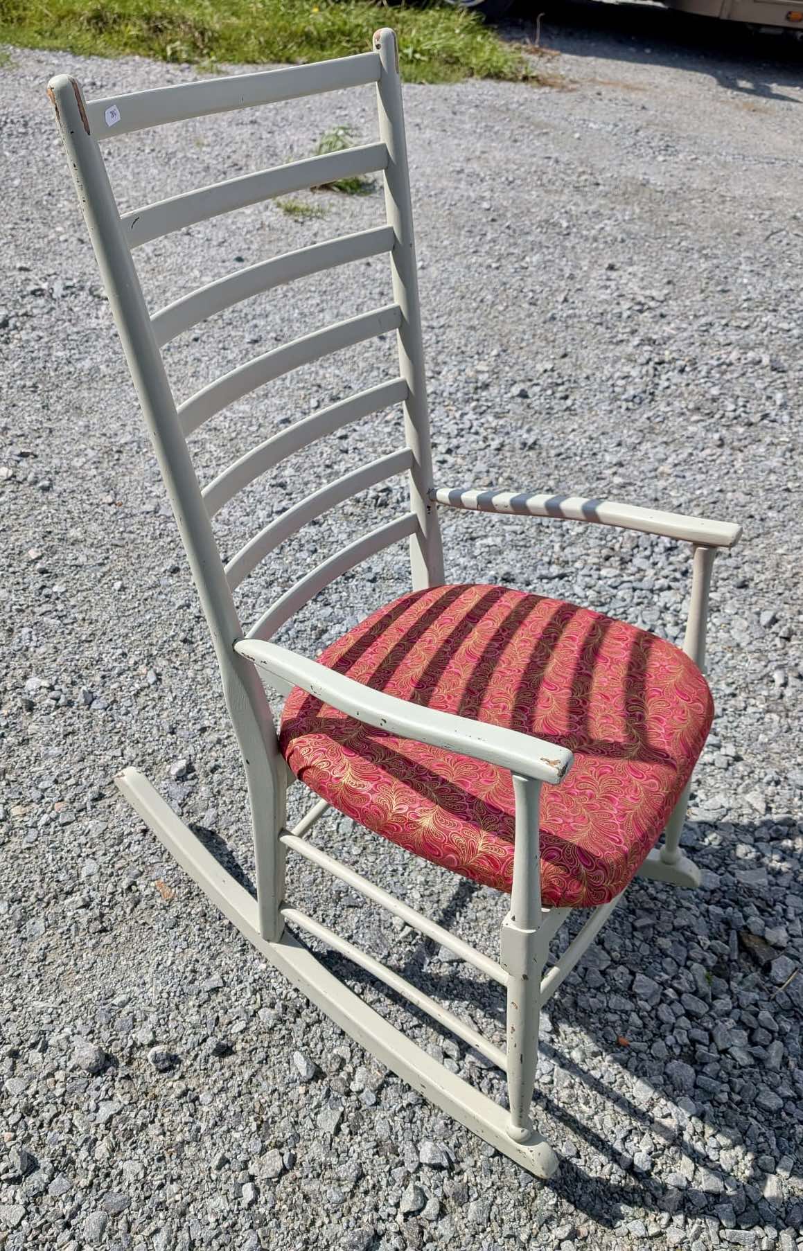 Midcentury Retro Hans Wagner Style Rocking Chair