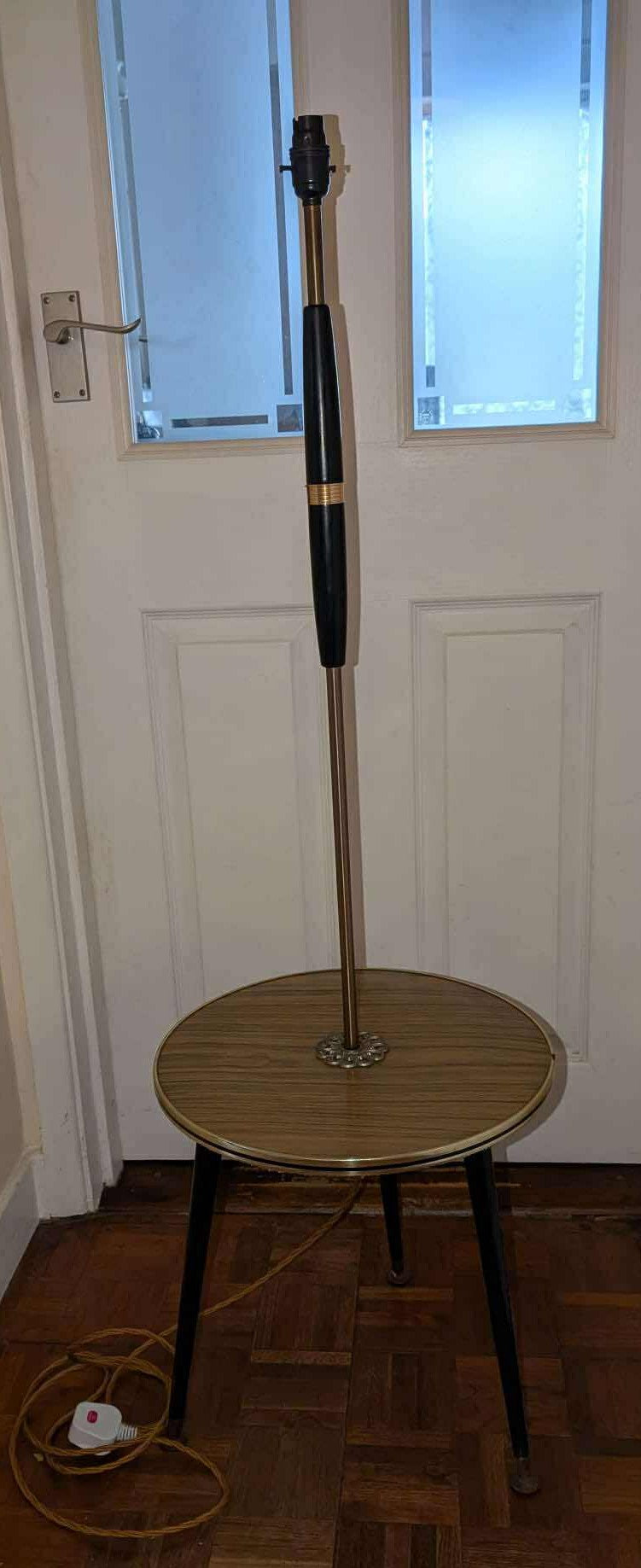 Retro Midcentury Lamp With Table