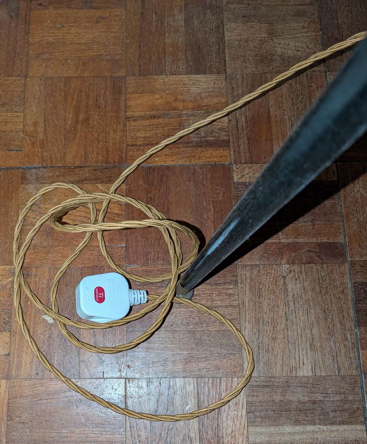 Retro Midcentury Lamp With Table